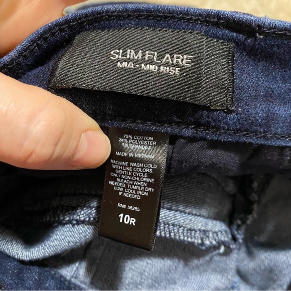 Express Jeans Mid Rise Custom Shorts 10 - Picture 4 of 8